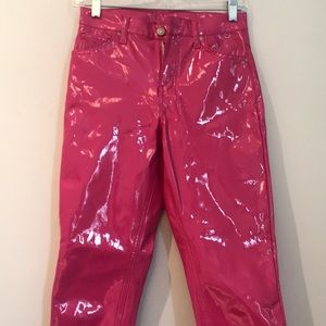 Top Shop Pink latex pants